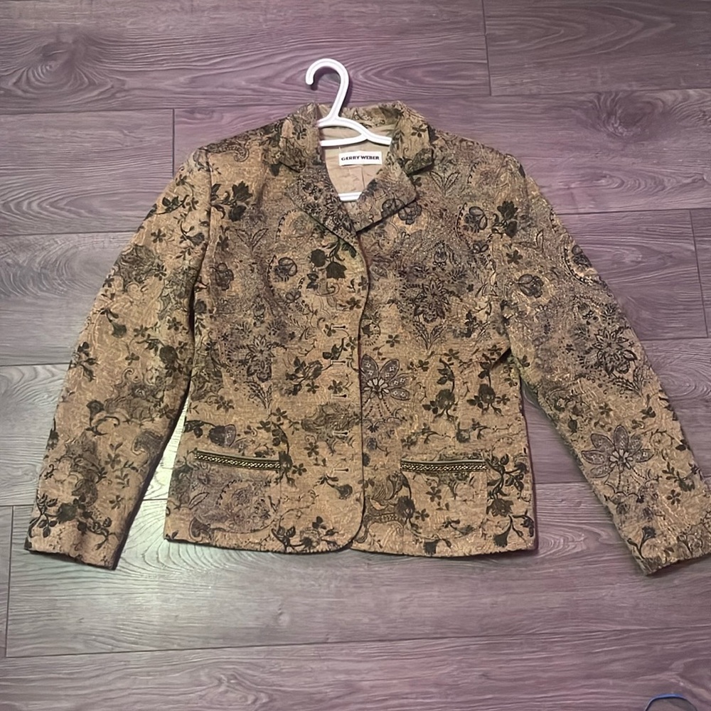 Vintage Gerry Weber floral beige Blazer